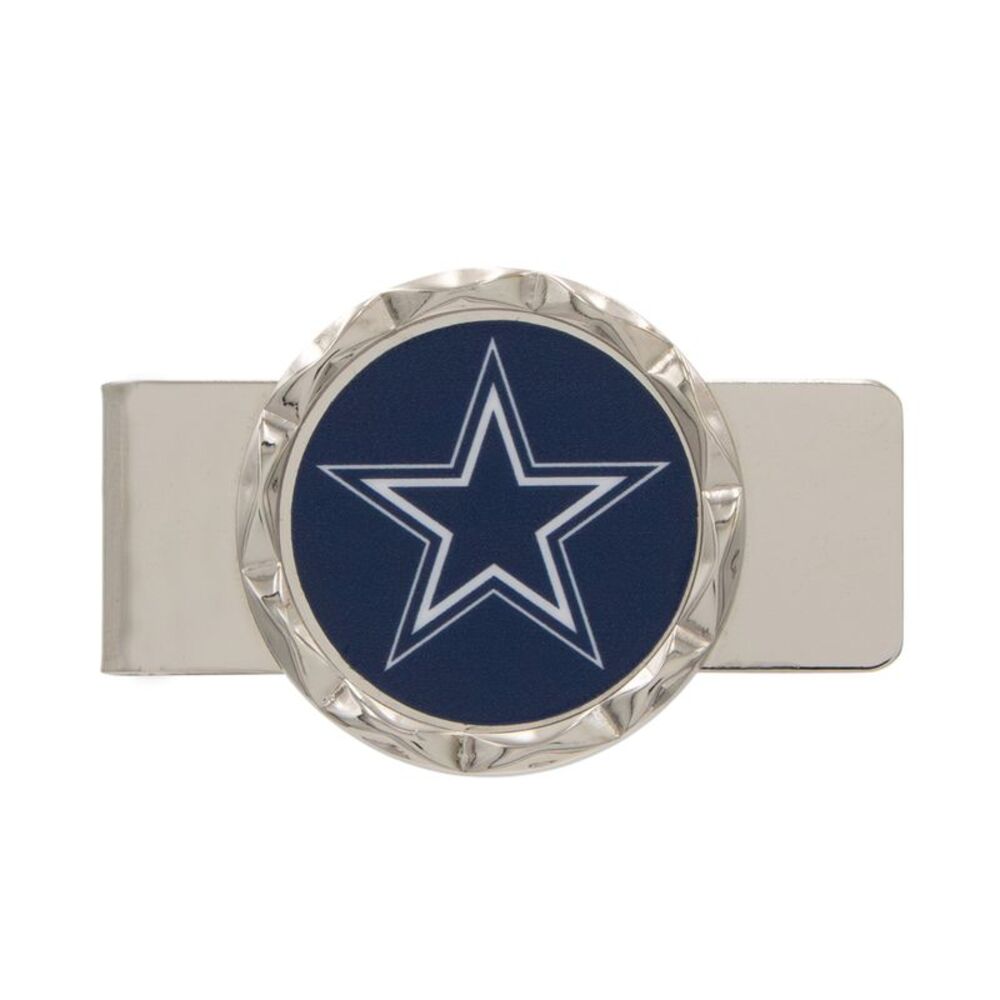 Aminco NFL Dallas Cowboys Diamond Cut Logo Metal Money Clip